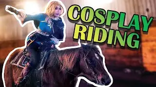Zelda Cosplayer's First Time Riding a Horse