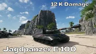 Jagdpanzer E 100 WoT &mdash; 12K Damage, 4 Kills