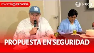 López Aliaga reitera alertas por seguridad personal | Edición Mediodía | Noticias Perú