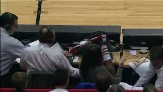 Justin Jackson takes flight vs. Campbell