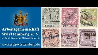 Die Briefmarken und Telegraphenmarken aus Altdeutschland W&uuml;rttemberg aus der Pfennigzeit