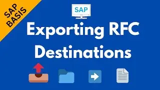 How to Export RC Destinations to File Prior System Refresh|RFC backup in SM59|RFCDES Table in SE16