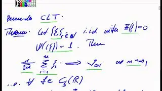 Stochastic Processes  -- Lecture 12