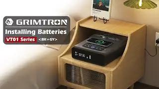 Grimtron VT01 Clock Safe-Installing the Batteries