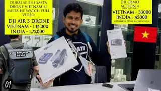 DJI Drones Vietnam | Drone Prices Revealed | Buying drone in Vietnam Dji Air 3 | Dji store vietnam