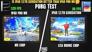 IPAD 11TH GENERATION VS IPAD PRO M5 (2026) 120 FPS PUBG TEST!! 5 Fingers Claw Handcam | PUBG MOBILE