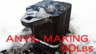 Blacksmith Anvil Build -  Making a Nice Large 60lb Post Style Budget Anvil