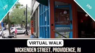 College Vibes on the East Side of Providence, RI - Walking on Wickenden St -City Background Ambiance