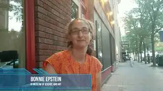 Bonnie Epstein of RIMOSA at the July 2017 Providence Geeks