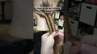 How to do an Infinity Braid #hairstyle #braidstyles #ponytailstyles #braidtutorial #braids #hair