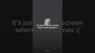please help :( #roblox #blackscreen #shorts #help