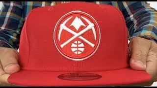 Denver Nuggets TEAM-BASIC SNAPBACK Red-White Hat by New Era