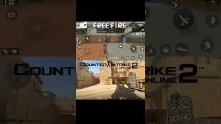 How Guns Look in Free Fire vs CS2 ? #freefire #counterstrike