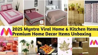 2025 Myntra Viral Home & Kitchen Items | Premium Home Decor Items Unboxing | #myntra #kitchen #sale 