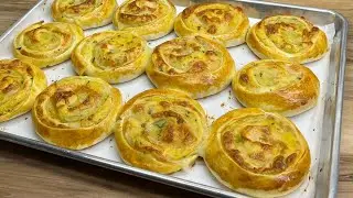 فطائر البطاطا / بعجينةمثل القطن و بمكونات بسيطة 