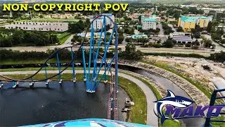 Mako Front Row Non Copyright POV | Seaworld Orlando
