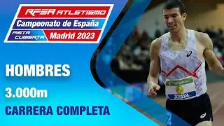 Final 3.000m hombres - Campeonato de España absoluto de atletismo PC - Madrid 2023 - Adel Mechaal