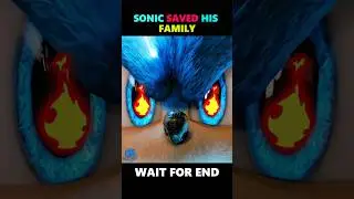 Sonic Saved His Family 💙👨&zwj;👩&zwj;👦&zwj;👦 | Epic Rescue 💫 #Shorts #sonic #sonicthehedgehog