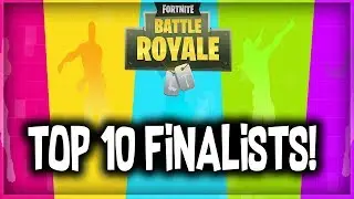 TOP 10 FINALISTS FOR THE BOOGIE DOWN COMPETITION #boogiedown - Fortnite Battle Royale