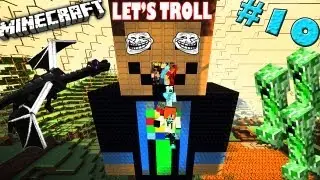 ENDERDRACHE + LAVA + AQUARIUM = Let's Troll Minecraft #10 [German]
