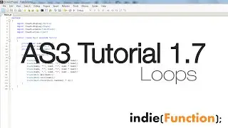 indie(Tutorials); - AS3 Game Development 1.7: Loops