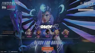 overwatch asmr ♡ -- atlantic skin mercy gameplay for relaxation [whispers, gaming asmr]