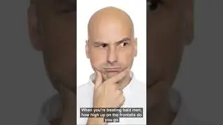 Bald men and Botox -  How high do you go?