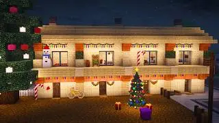 Christmas Apartment Decorating Session | Cozy Minecraft