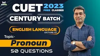 English Pronoun | CUET English Language | Live Mock Test | CUET Free Classes | Century Batch