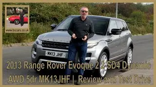 2013 Range Rover Evoque 2 2 SD4 Dynamic AWD 5dr MK13JHF |  Review and Test Drive