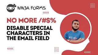 Disallow Special Characters In The Ninja Forms Email Field