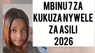 MBINU MPYA ZA KUKUZA NYWELE NATURAL ZILIZOSHINDIKANA.