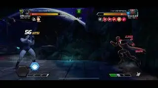 MCoC Decay Deathless She Hulk vs Nick Fury on node 14 (ebb flow knockdown and heavy hitter)