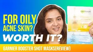 Маски Garnier Booster Shot (ОБЗОР) | Витамин C Shot | Уход за кожей