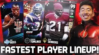 FASTEST PLAYER LINEUP! 20+ MILLION COIN LINEUP! MADDEN 17 ULTIMATE TEAM BUILDER