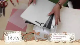 Tonic Studios - Plate Combinations - Craftwell eBosser with Tonic Embossing Folders
