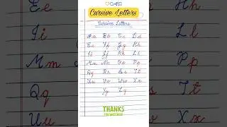 Cursive writing a to z | Cursive writing abcd | Cursive abcd | Cursive letters | Cursive handwriting