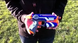 Nerf N-Strike Elite Firestrike - Range Test (Stock)