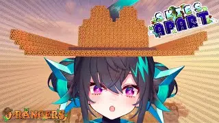 Working On Our Team Attraction Building - YEEHAW!!!  [MINECRAFT | SKIES APART ]