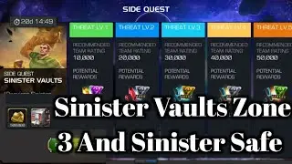 Sinister Vaults Zone 3 And Zone 3 Sinister  { Safe  }| Mcoc Ishvalangaming