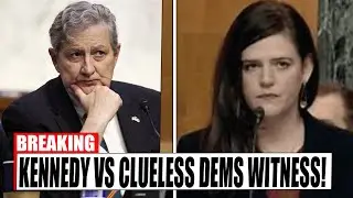 Senator Kennedy Sharply Grills Democratic Witness After She Attempts to Play Smart in Congress