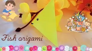 How to make paper fish🐠 || #origami || #diy #craft #papercraft #art #artandcraft #tutorial #artist