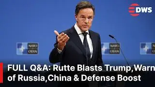 FULL Q&A: NATO Chief Rutte Blasts Trump, Warns of Russia & China Threats, Vows Defense Boost | AC1E