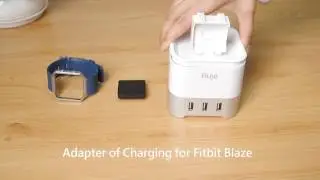 FLUJO - Charging Station for Apple Watch & Fitbit Blaze & Smart Phone