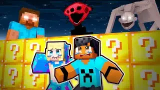 Instalei MODS DE TERROR em um MUNDO DE LUCKY BLOCKS
