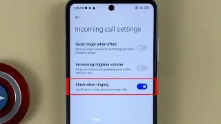 How to enable/disable Flash when ringing, Flash notification on Xiaomi Redmi 10 Android 12