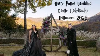 Harry Potter Wedding Video in a Castle on Halloween | Nathan Rivers Chesky