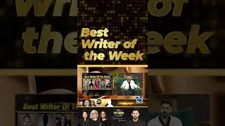 Best Writer Actor Of The Week | Drama Review | Kya Drama Hai With Mukarram Kaleem