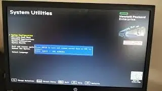 HPE : No bootable devices were detected  || HPE ProLiant ML350 Gen9 Server