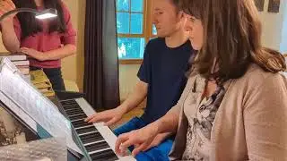 Joshua Fought The Battle Of Jericho Arranged by Ryan Slocum Piano duet